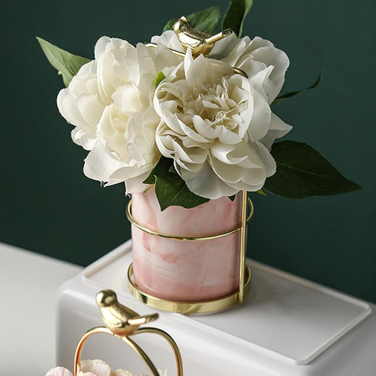 Avtoit | Flower plant pots with bird design for stylish decoration