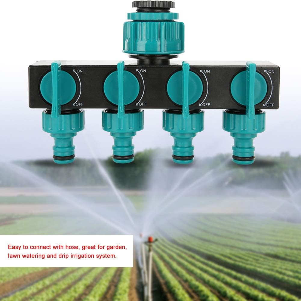 Avtoit | Universal 4-way garden hose splitter – Adjustable faucet splitter