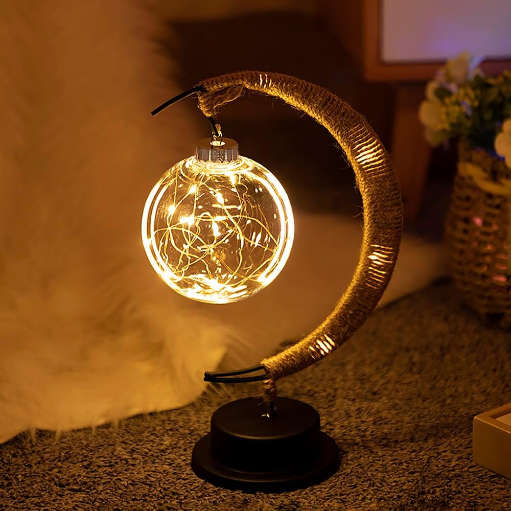 Avtoit | LED Lunar Lamp - Enchanted Moon Night Light for Bedroom, Nursery & Home Decor