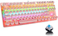 Avtoit | 87-Key Mechanical Gaming Keyboard RGB Backlit Blue Switch