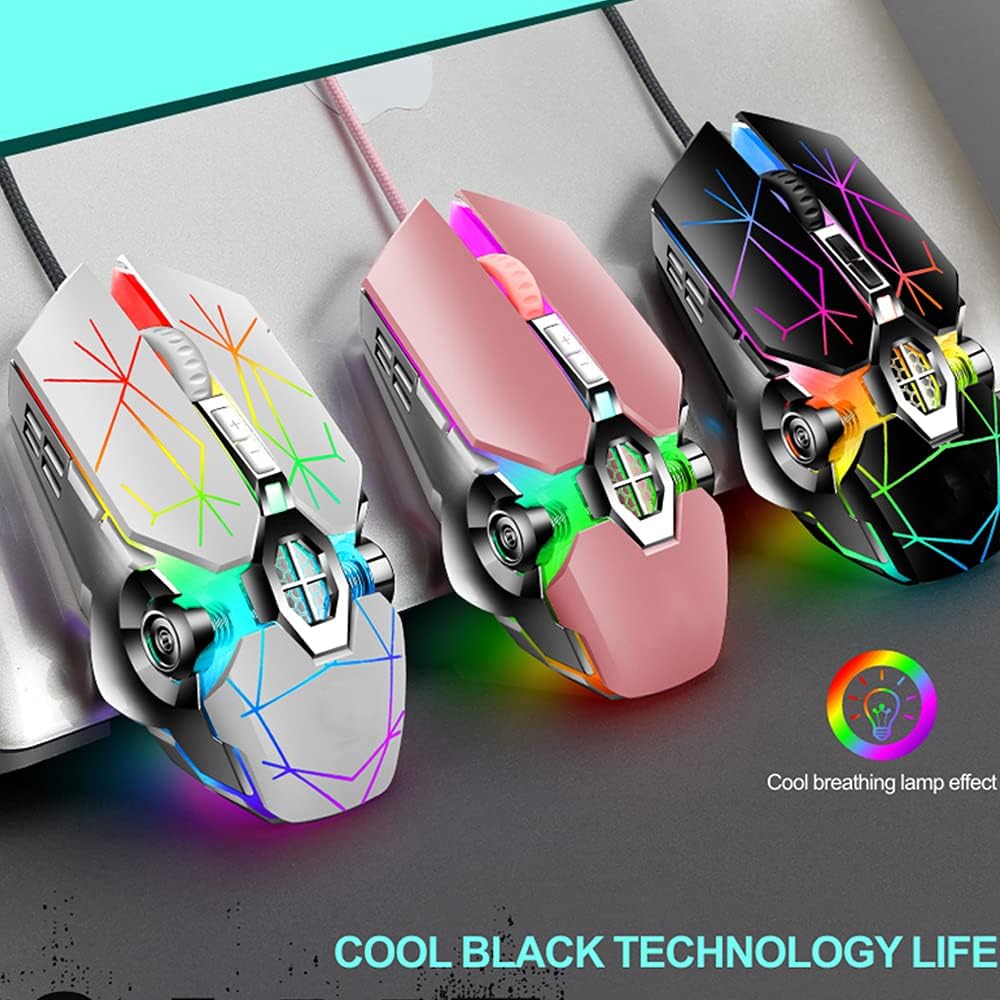Avtoit | 87-Key Mechanical Gaming Keyboard RGB Backlit Blue Switch