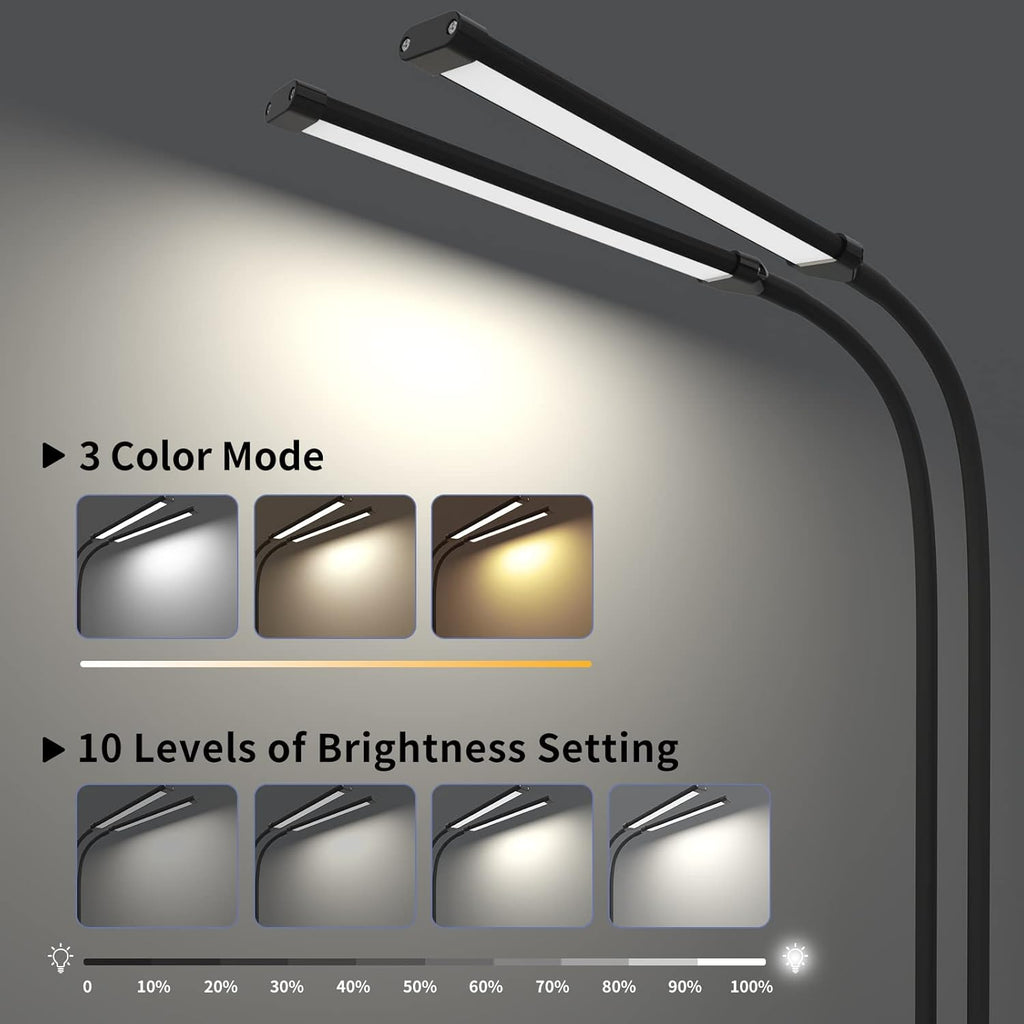 Avtoit | 77 LED Desk Clamp Lamp with 70cm Flexible Gooseneck – Ravien