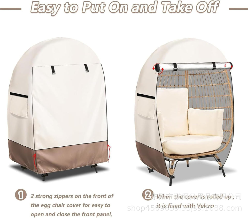Avtoit | Waterproof Egg Chair Cover with Double Zipper – Solara