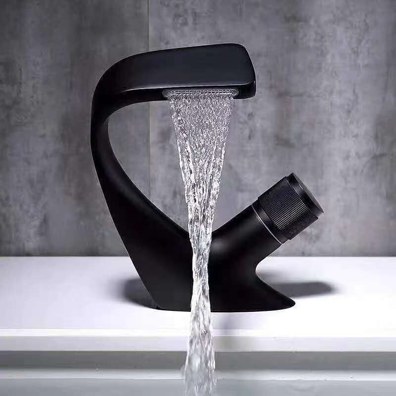 Avtoit | Contemporary Container Copper Brass Knob Handle Low Arch Container Faucet