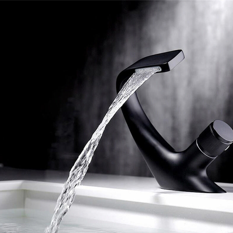 Avtoit | Contemporary Container Copper Brass Knob Handle Low Arch Container Faucet