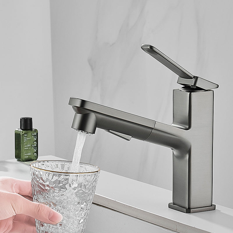 Avtoit | Contemporary Container Faucet Lever Handles Low Arc Copper Container Faucet