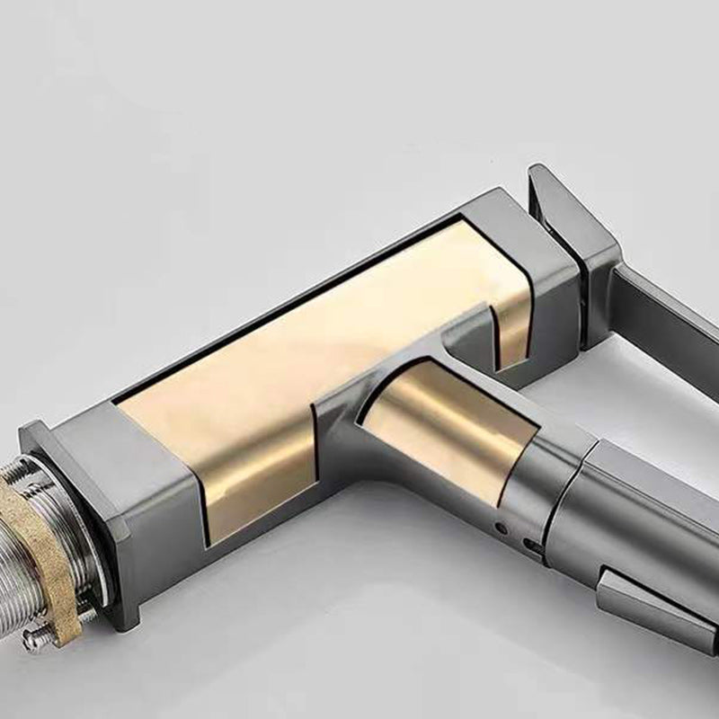 Avtoit | Contemporary Container Faucet Lever Handles Low Arc Copper Container Faucet
