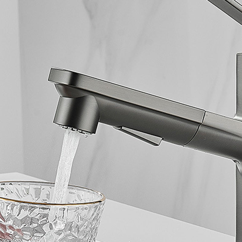 Avtoit | Contemporary Container Faucet Lever Handles Low Arc Copper Container Faucet