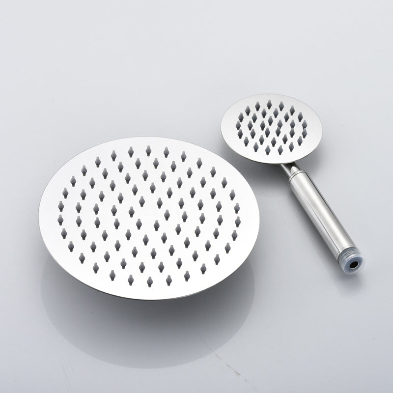 Avtoit | Home Round Dual Shower Heads Modern Style Wall Mounted Metal Dual Shower