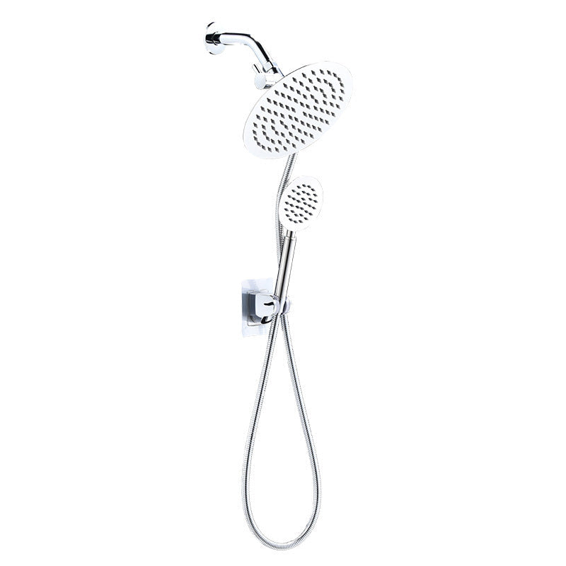 Avtoit | Home Round Dual Shower Heads Modern Style Wall Mounted Metal Dual Shower