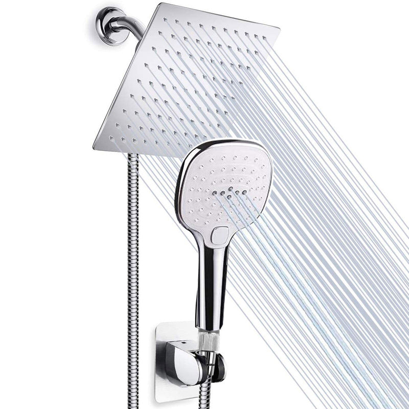 Avtoit | Traditional Dual Showerhead Square Wall-Mounted Dual Shower