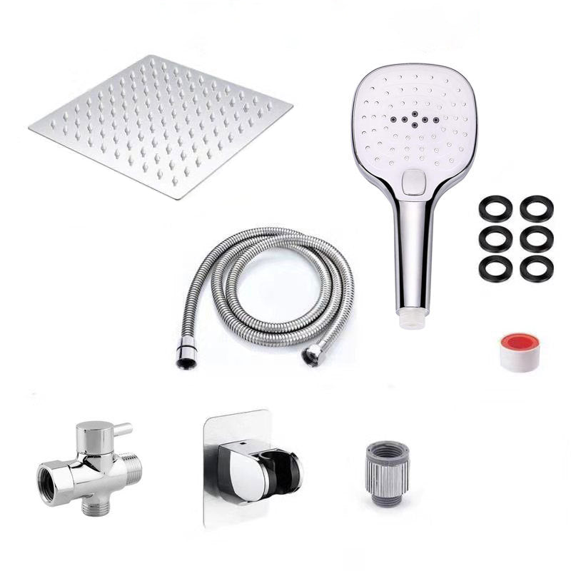 Avtoit | Traditional Dual Showerhead Square Wall-Mounted Dual Shower