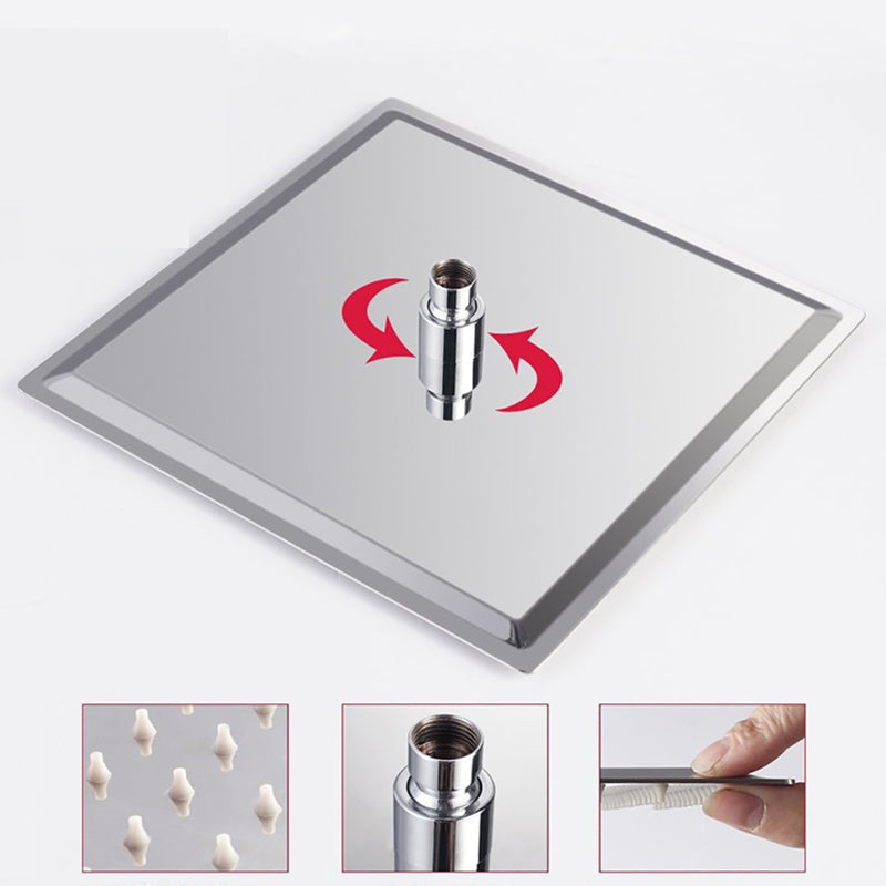 Avtoit | Wall Mounted Fixed Shower Head Modern Style Metal Shower Head