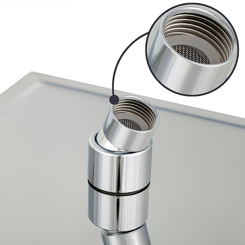 Avtoit | Wall Mounted Fixed Shower Head Modern Style Metal Shower Head