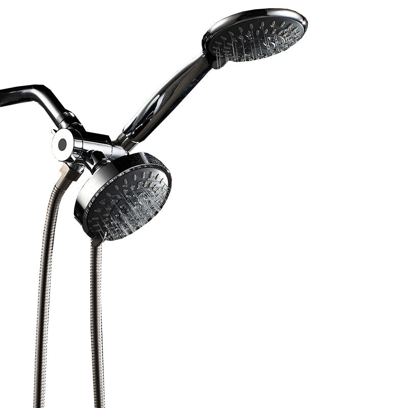 Avtoit | Traditional Dual Shower Heads Home Metal Round Shape Dual Shower