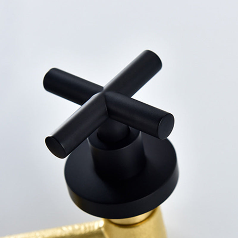 Avtoit | 3 holes faucet 2 cross handle wall-mounted faucet for the bathroom