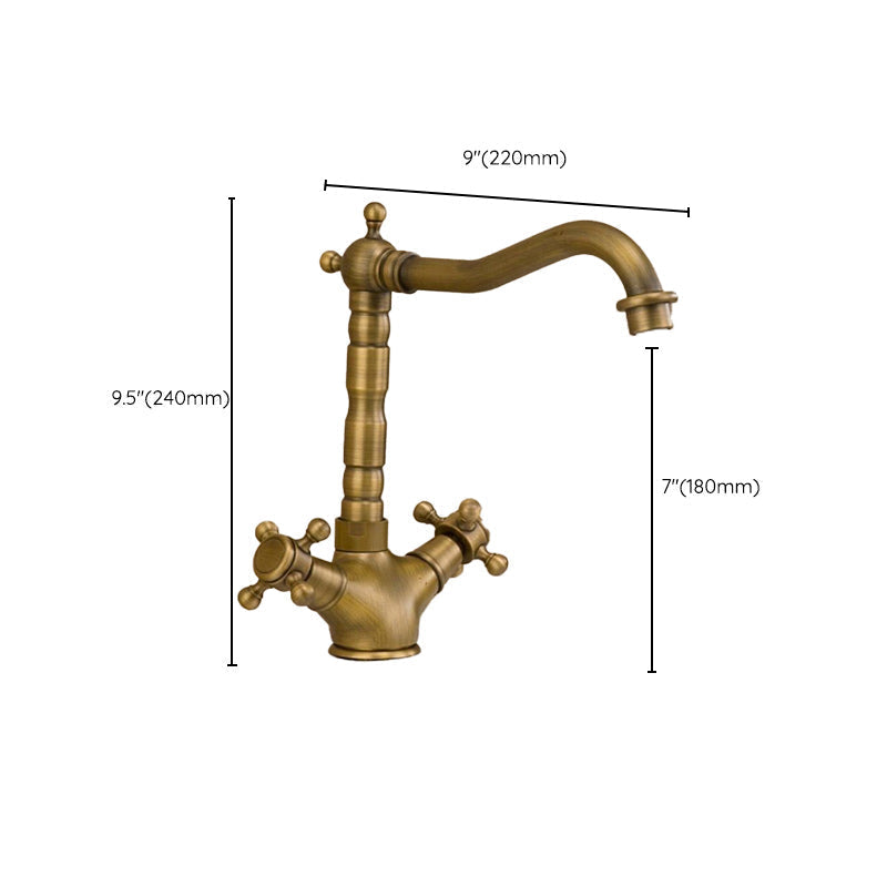 Avtoit | Glam Centerset Faucet Single Hole Sink Faucet with 2 Handles