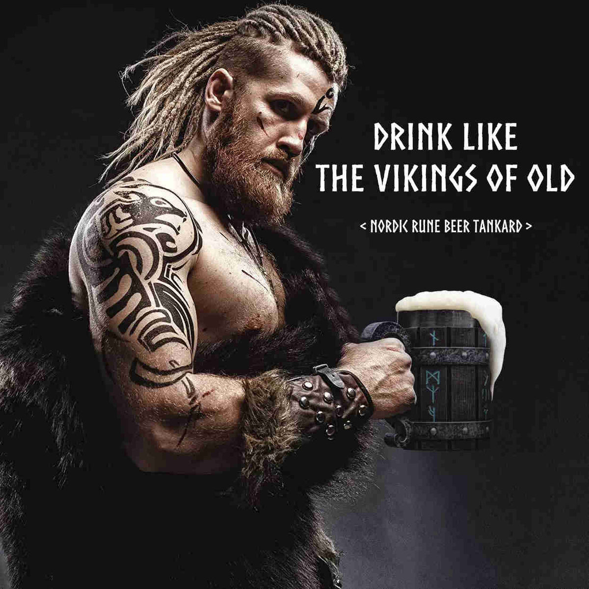 Avtoit | Viking Barrel Mug(Large:550ml)