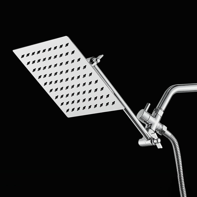 Avtoit | Wall Mounted Adjustable Shower Head Modern Square Metal Shower Head