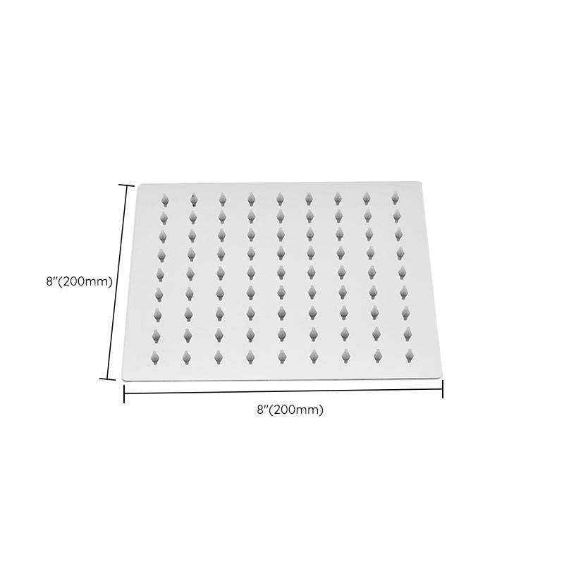 Avtoit | Wall Mounted Adjustable Shower Head Modern Square Metal Shower Head