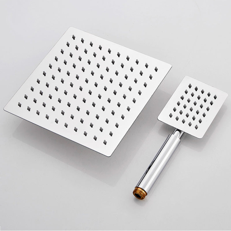 Avtoit | Square Metal Double Shower Heads Modern Shower with Shower Hose