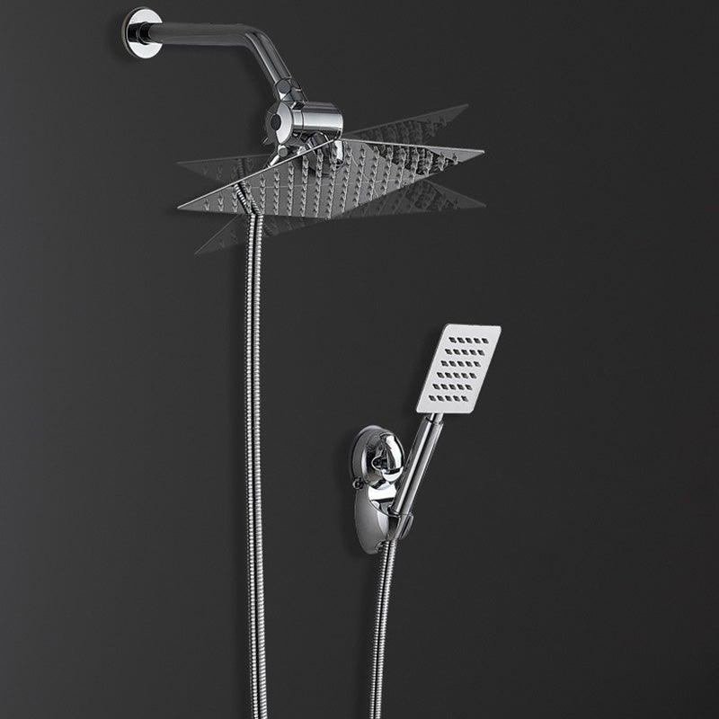 Avtoit | Square Metal Double Shower Heads Modern Shower with Shower Hose