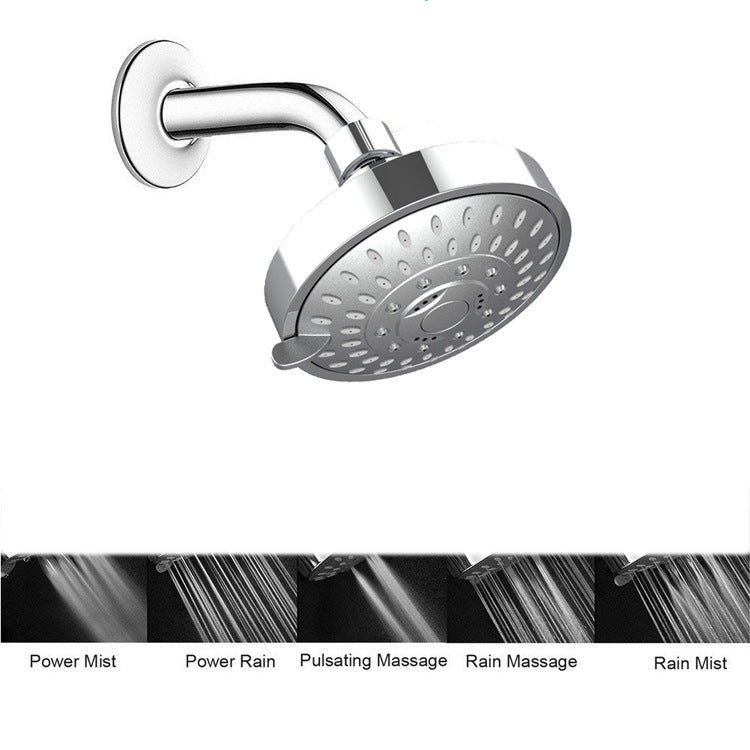 Avtoit | Wall-mounted Metal Shower Head Modern Round Shower Head Fixed Shower Head