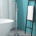 Avtoit | Modern Freestanding Bathtub Faucet Copper Floor Mounted Freestanding Bathtub Faucet