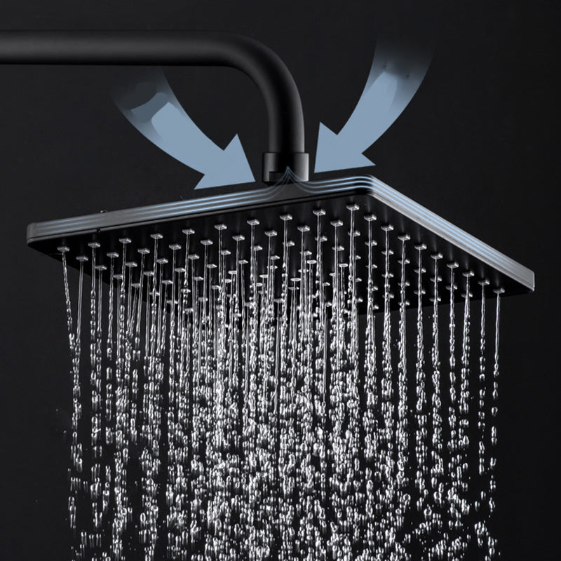 Avtoit | Contemporary Style Shower Head Plastic Fixed Shower Head in Round and Square Shape