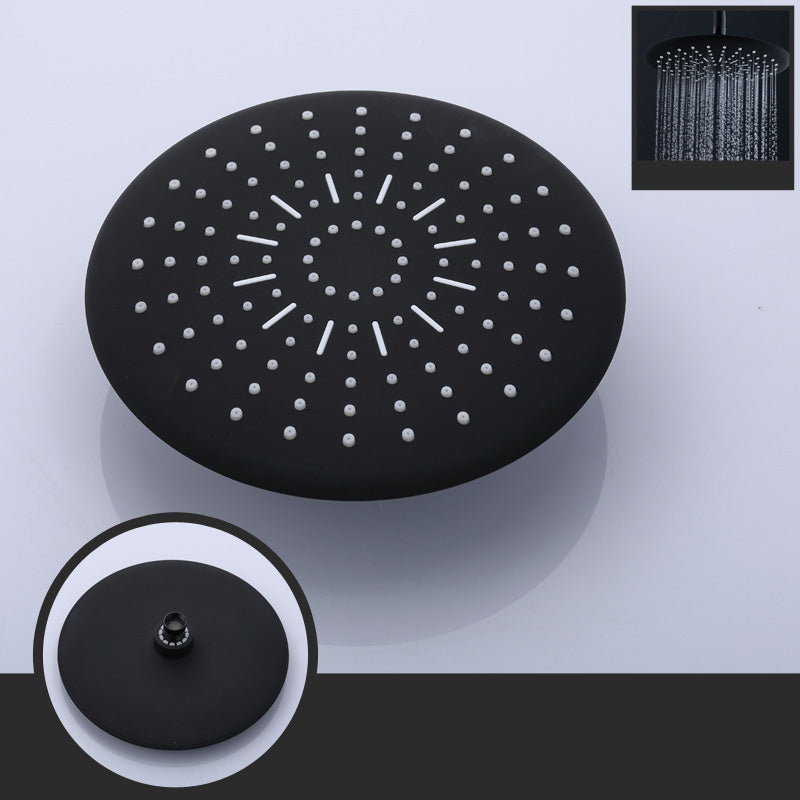 Avtoit | Contemporary Style Shower Head Plastic Fixed Shower Head in Round and Square Shape