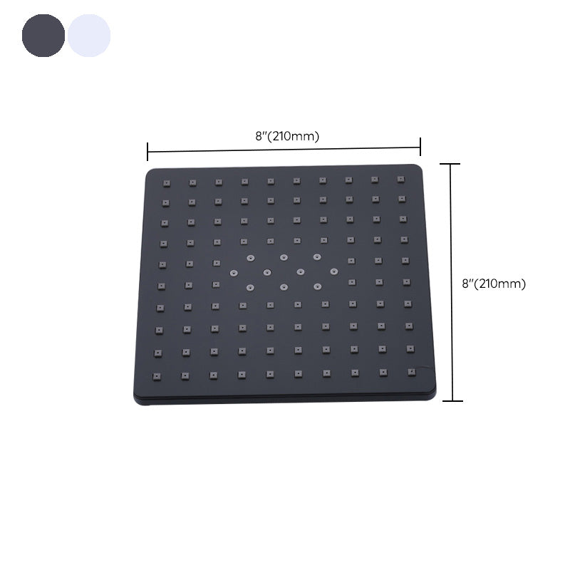 Avtoit | Contemporary Style Shower Head Plastic Fixed Shower Head in Round and Square Shape