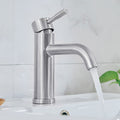 Avtoit | Contemporary Vessel Faucet Single Handle Low Arc Copper Vessel Faucet