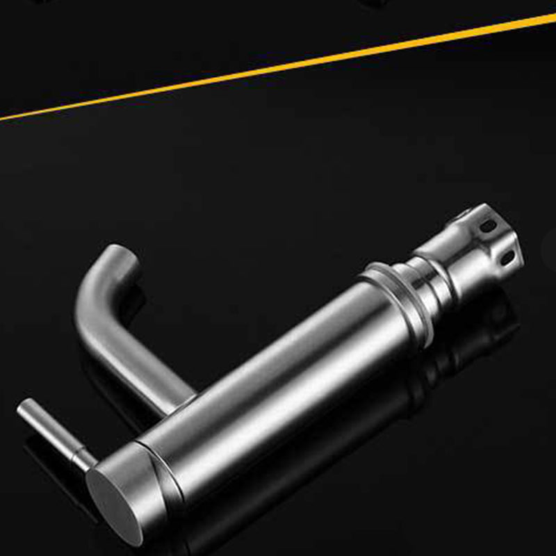 Avtoit | Modern Silver Washbasin Mixer Single Lever Bathroom Faucet with Lever Handle