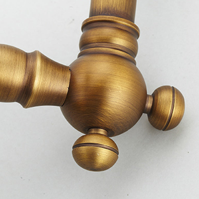 Avtoit | Wall-mounted fitting Glam Style Bathroom tap with 2 handles