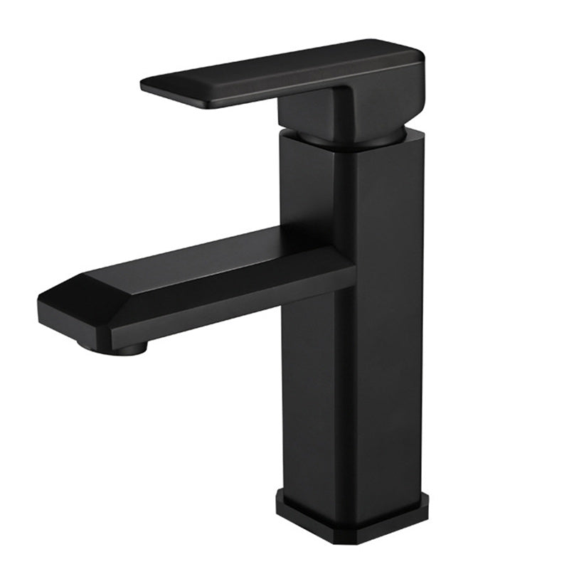 Avtoit | Single Hole Faucet 6.69" H Modern Low Arc Bathroom Faucet