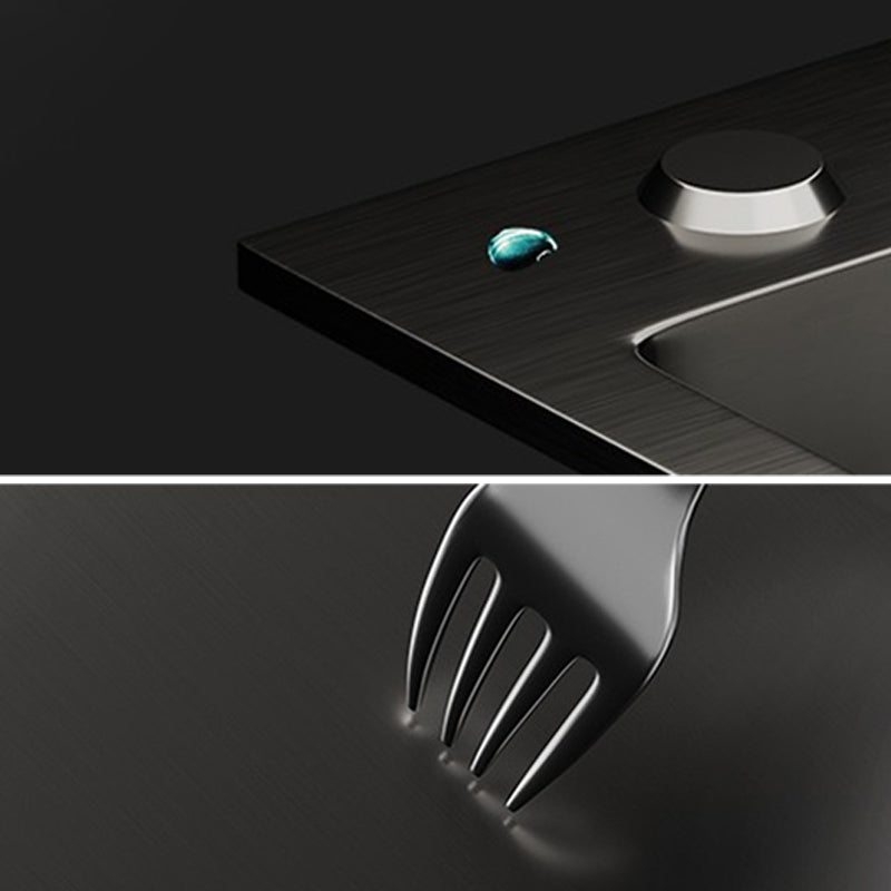 Avtoit | Contemporary Sink Set Stainless Steel Friction Resistant Sink Set for the Kitchen