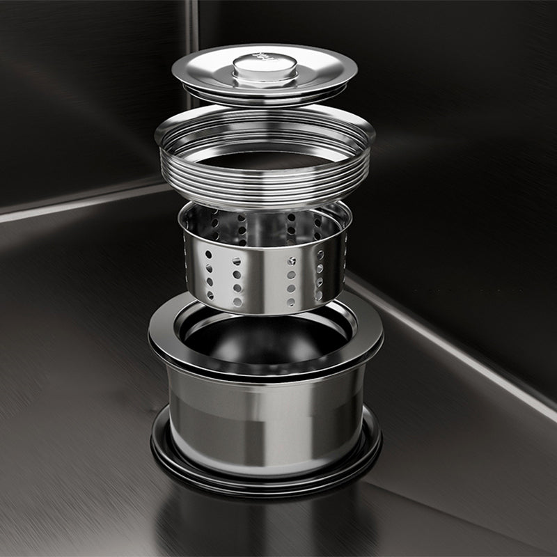 Avtoit | Contemporary Sink Set Stainless Steel Friction Resistant Sink Set for the Kitchen