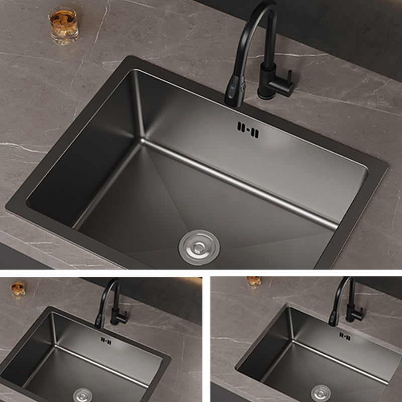 Avtoit | Contemporary Sink Set Stainless Steel Friction Resistant Sink Set for the Kitchen