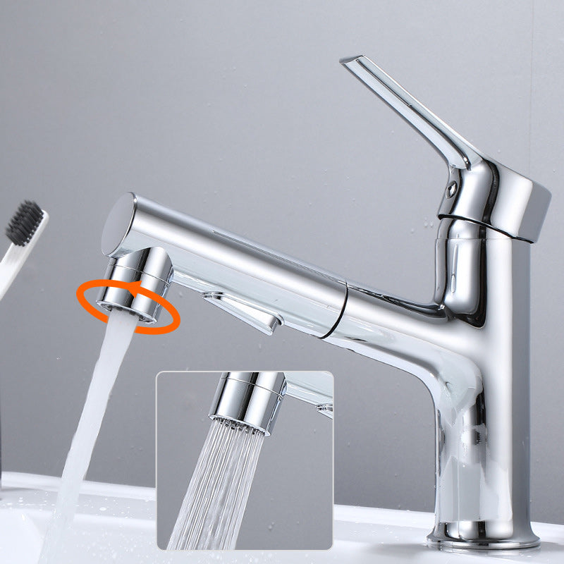 Avtoit | Modern Sink Faucet Uniform Color Metal Sink Bathroom Faucet