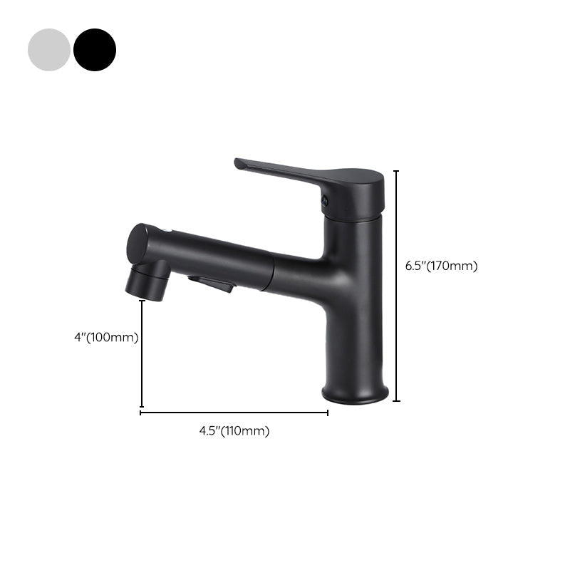 Avtoit | Modern Sink Faucet Uniform Color Metal Sink Bathroom Faucet