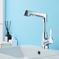 Avtoit | Contemporary Style Center Sink Faucets Lever Handles Faucets for Bathroom