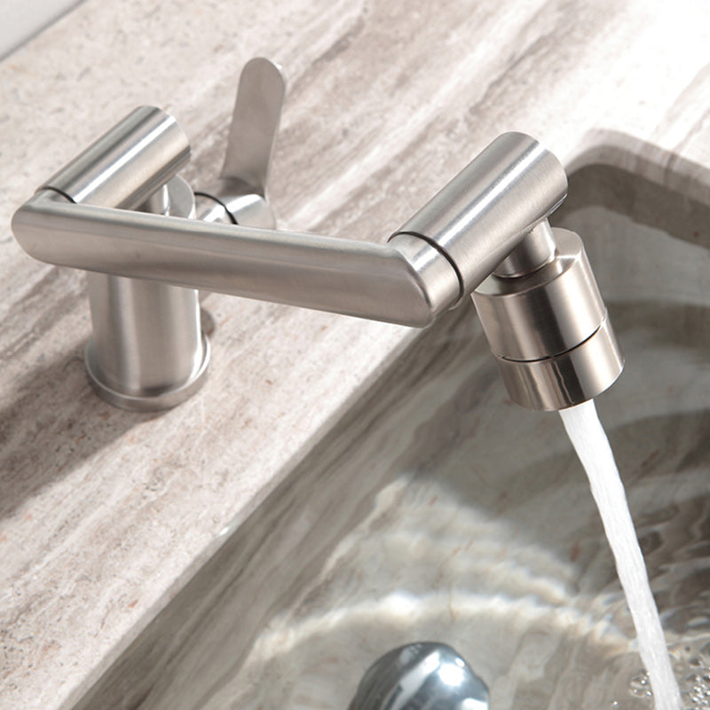 Avtoit | Swivel Spout Bathroom Faucet Single Hole Basin Faucet with Lever Handle