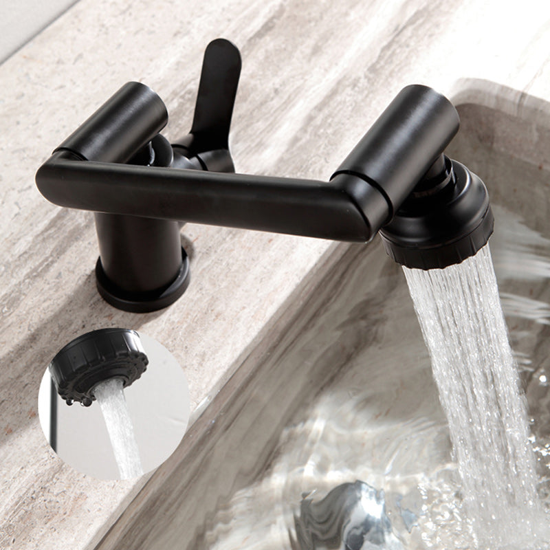 Avtoit | Swivel Spout Bathroom Faucet Single Hole Basin Faucet with Lever Handle