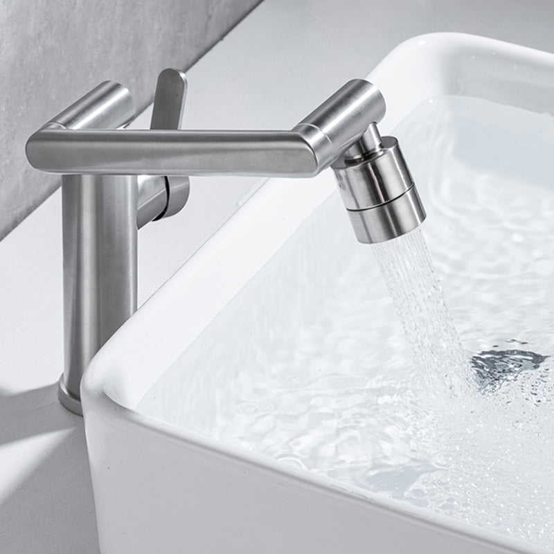 Avtoit | Swivel Spout Bathroom Faucet Single Hole Basin Faucet with Lever Handle