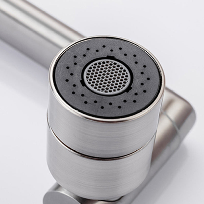 Avtoit | Swivel Spout Bathroom Faucet Single Hole Basin Faucet with Lever Handle