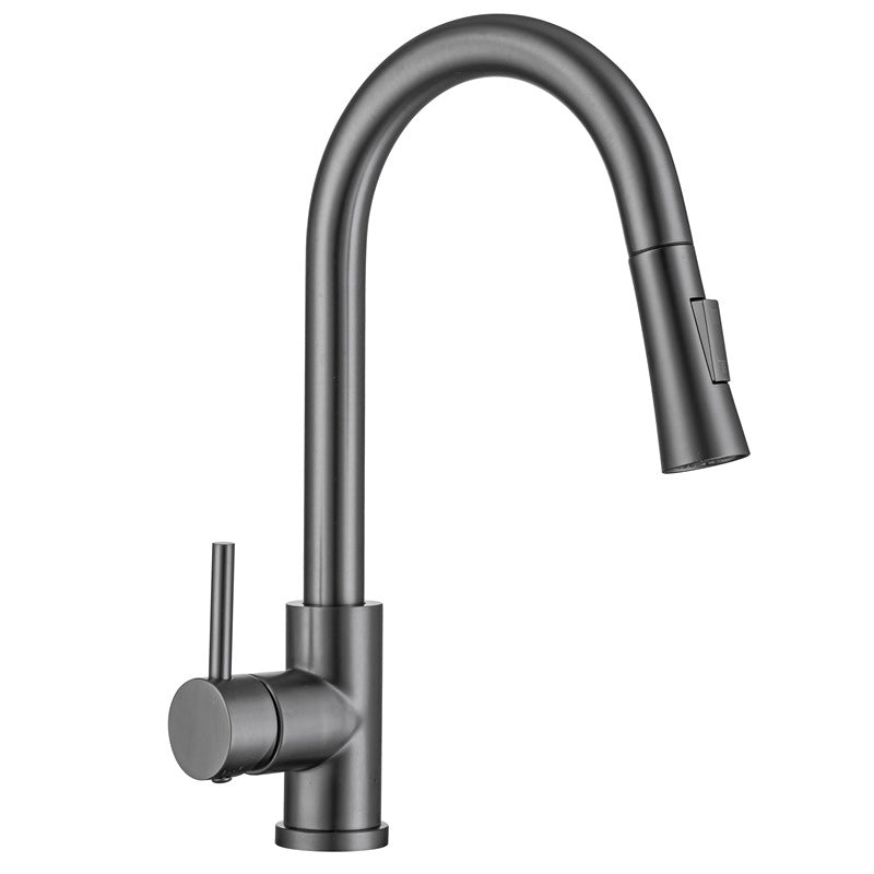 Avtoit | Modern Style Extendable Sink Faucet Single Handle Stainless Steel Sink Faucet