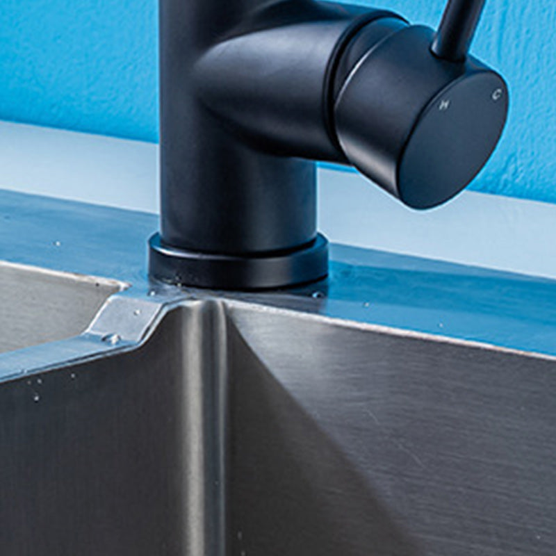 Avtoit | Modern Style Extendable Sink Faucet Single Handle Stainless Steel Sink Faucet