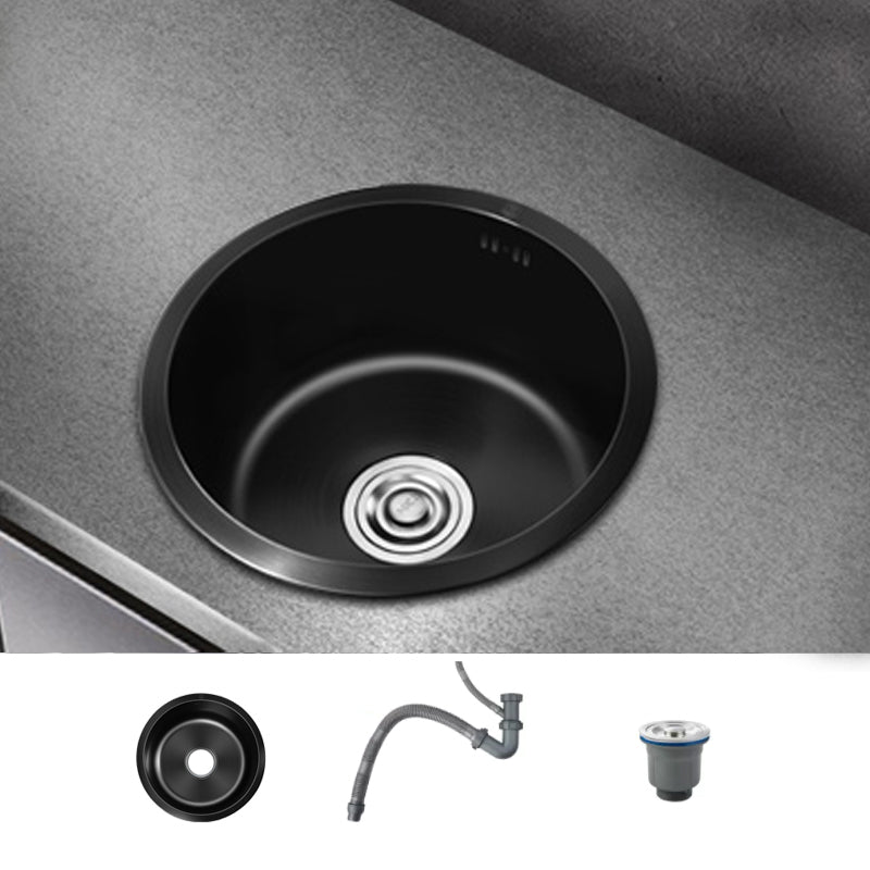Avtoit | Classic Round Sink Stainless Steel Built-in Sink Non-Slip Round Basin for the Kitchen
