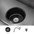 Avtoit | Classic Round Sink Stainless Steel Built-in Sink Non-Slip Round Basin for the Kitchen