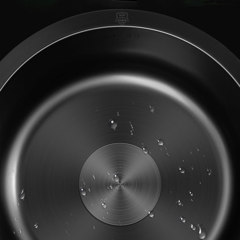 Avtoit | Classic Round Sink Stainless Steel Built-in Sink Non-Slip Round Basin for the Kitchen